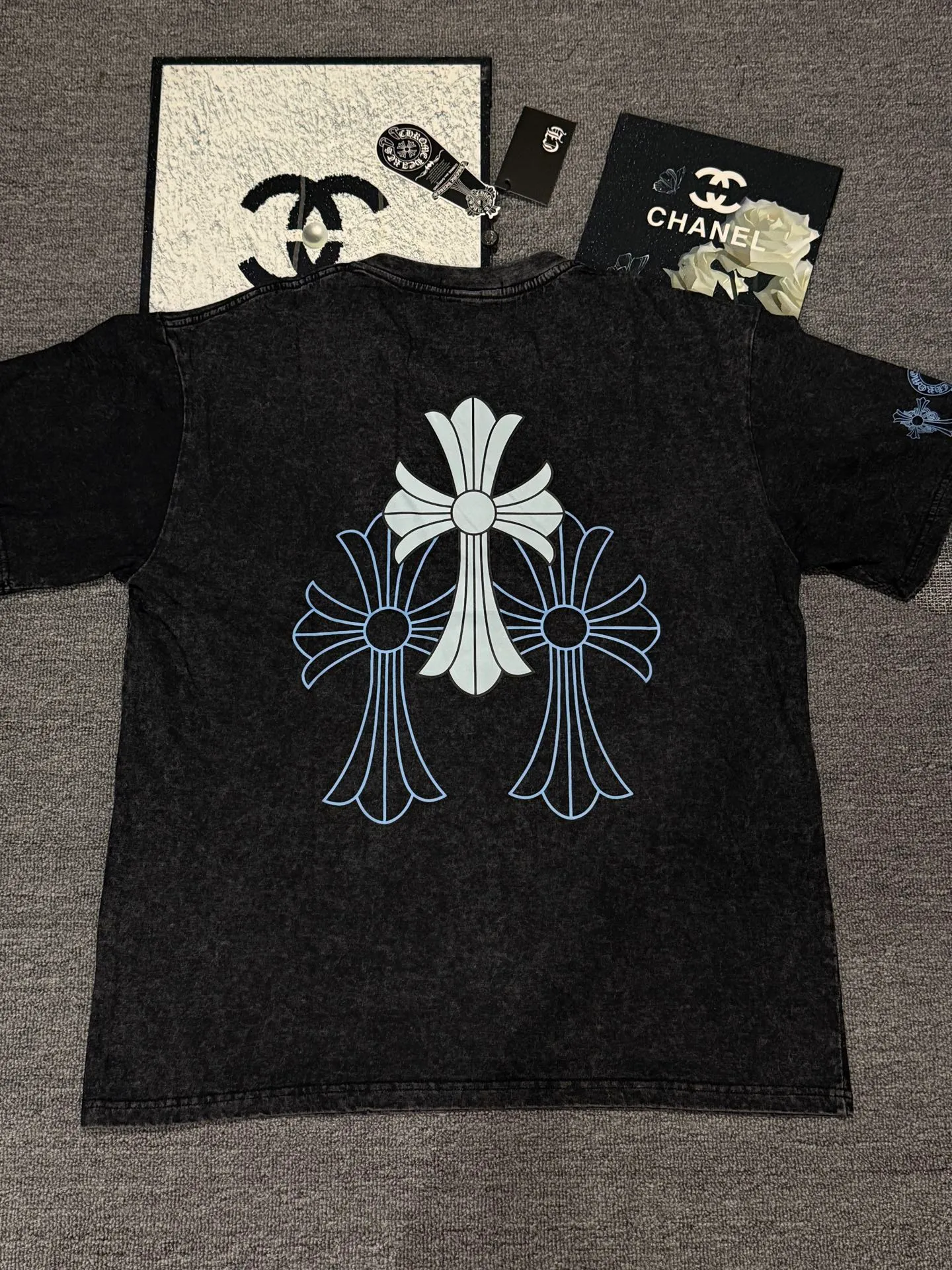 （ ） :SX 027 CH LOGO 1:1 Same Style 32 Breathable 1x 1 oversize 1:1 : Size:S-XL